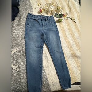 American Eagle Outfitters High Rise Blue Jeans